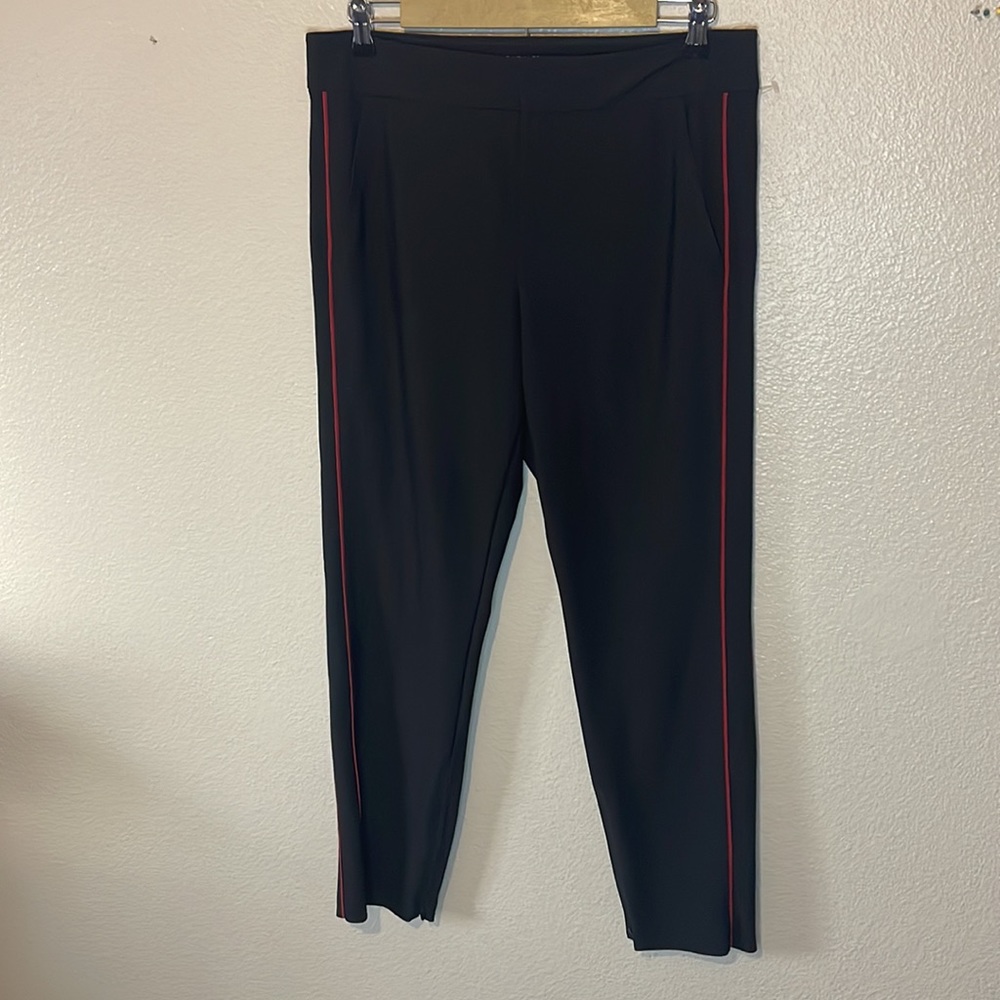 Athleta Black Pants with Red Stripe - Picture 6 of 13